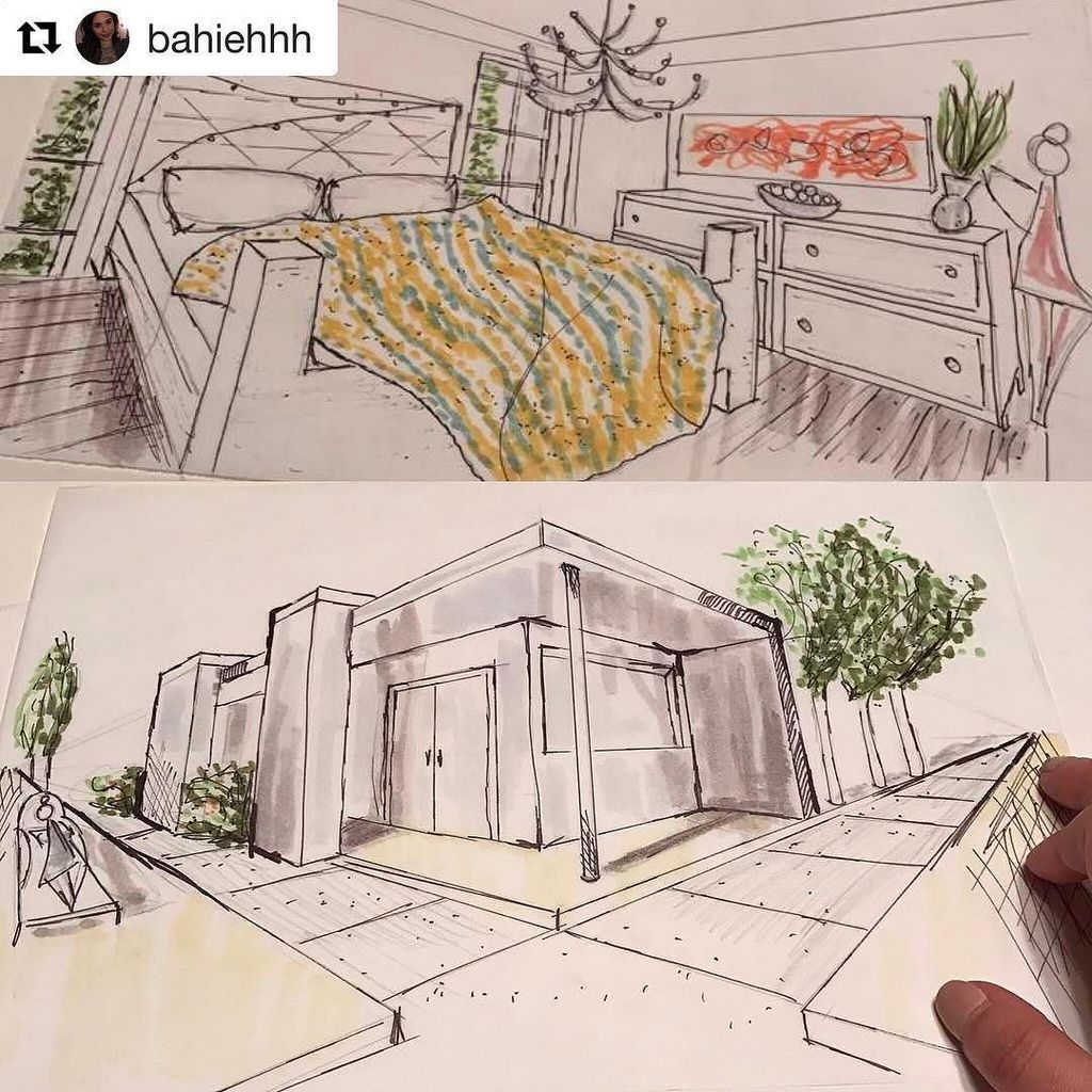 GreatIdear's tweet image. #Repost @bahiehhh: Two point perspective #interiordesign #colorrendering #greatidear ift.tt/2oYVwi4