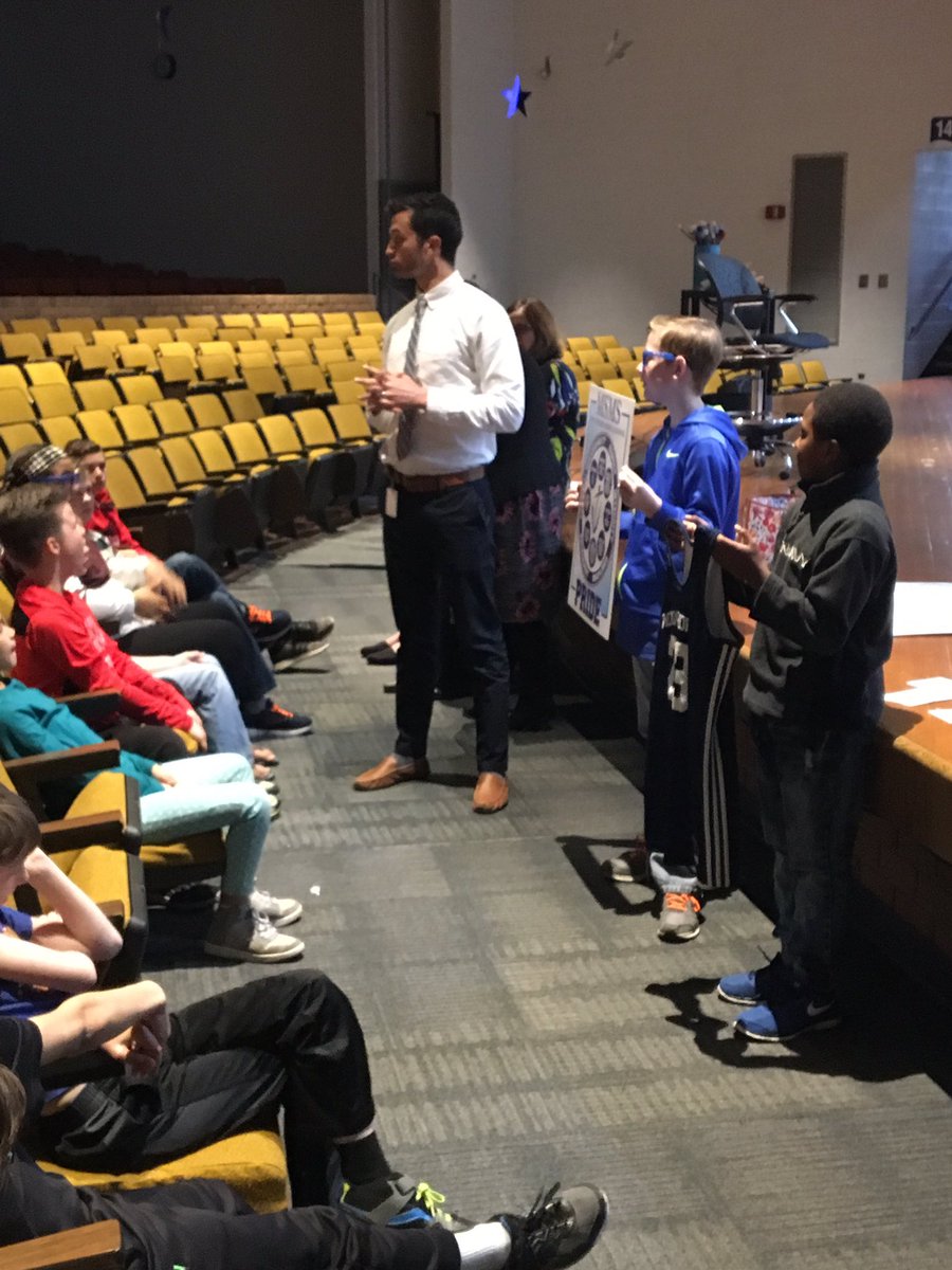 msms_sailors's tweet photo. Kicked off 5th grade orientation &amp; Campbell and @rpsupersailors  Some outstanding Ss! We can't wait to visit two more elementaries tomorrow! https://t.co/8o82GEfKVF