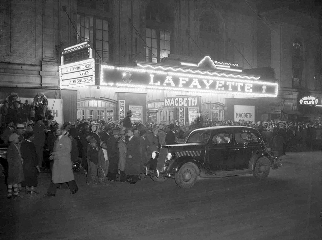 NMAAHC's tweet photo. Built in 1912, Lafayette Theatre was the first theater to cater to African American audiences. #JazzAppreciationMonth https://t.co/cBZMgkCx8J