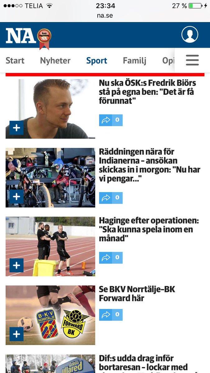 kristofer_84's tweet photo. Ska jag behöva betala för att läsa om lokal idrott! 😡hitta andra lösningar tack för att driva in pengar! https://t.co/XPvr6Iw2c3