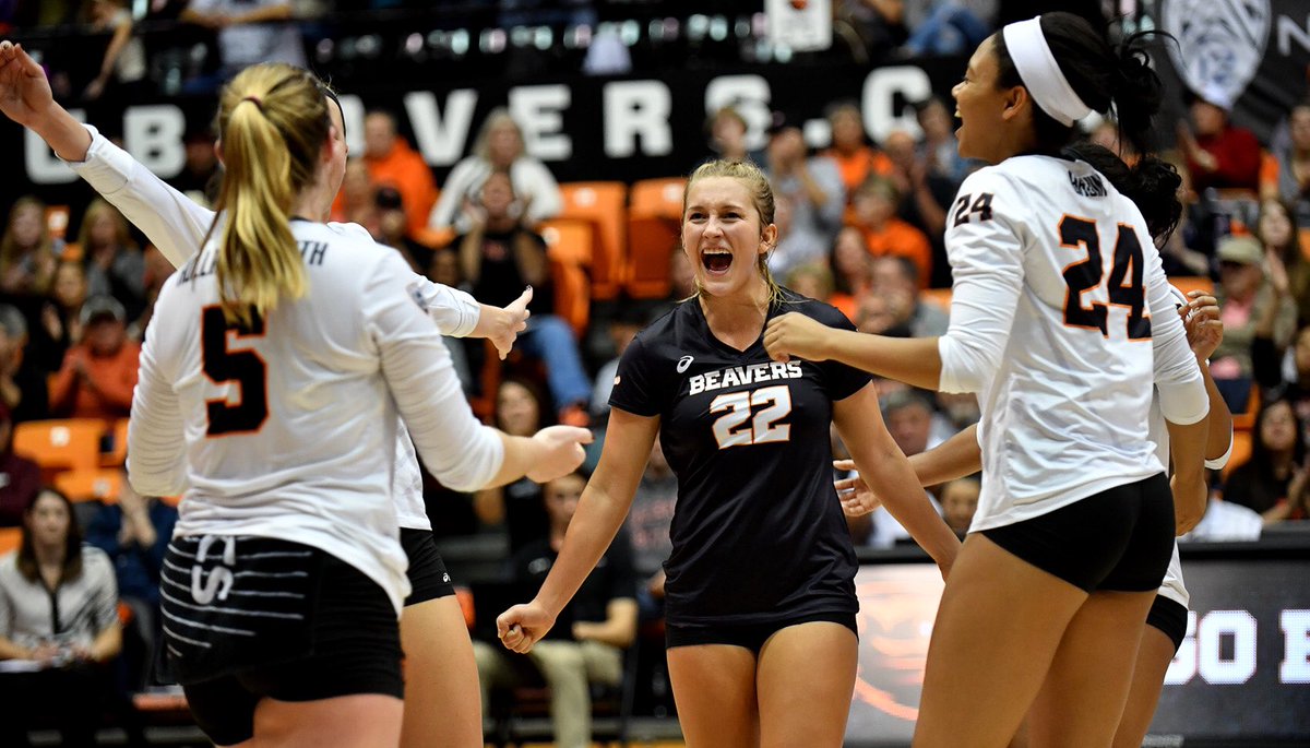 BeaverVBall's tweet photo. Mark your calendars: we will take on Western Washington Saturday at Gill Coliseum - starts at 1 pm #gobeavs https://t.co/N1DKfyL1UP