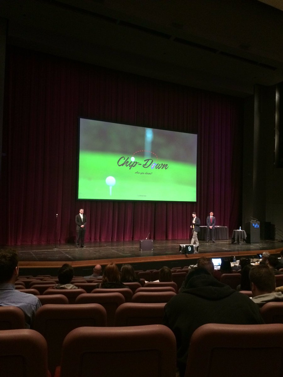 LumsdenCPA's tweet photo. #chipdown starts their pitch! https://t.co/J8lOZFU6qb
