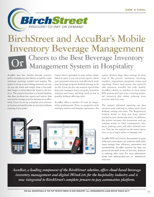 accubar's tweet photo. Cheers to article in @GamingLeisure on pg 60: 
https://t.co/qifgPwYegt "Best #Beverage #Inventory Management System in #Hospitality" https://t.co/p1zmDGwa7f