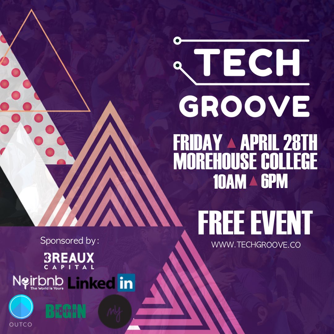 IsaiahGrigsby's tweet image. The event to be at on April 28th is #TechGrooveATL! @CAU @SpelmanCollege @Morehouse @GeorgiaTech @GSUPanthers 
Can a student get some love??