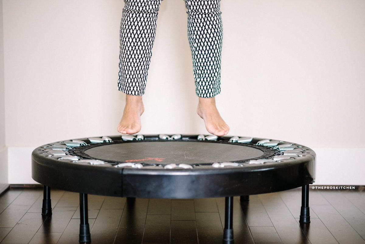 TheProsKitchen's tweet image. Jump, Jump - that stress should make you Jump, Jump!  Rebounding &amp;amp; dancing are the perfect stress relief workout!  #WednesdayWorkout #stress