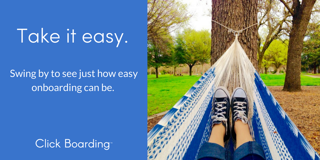 ClickBoardingHR's tweet photo. To deliver a great experience to new hires, it's gotta be easy for them &amp; HR #onboarding #LEHRN17 https://t.co/VDymEo7Uh4