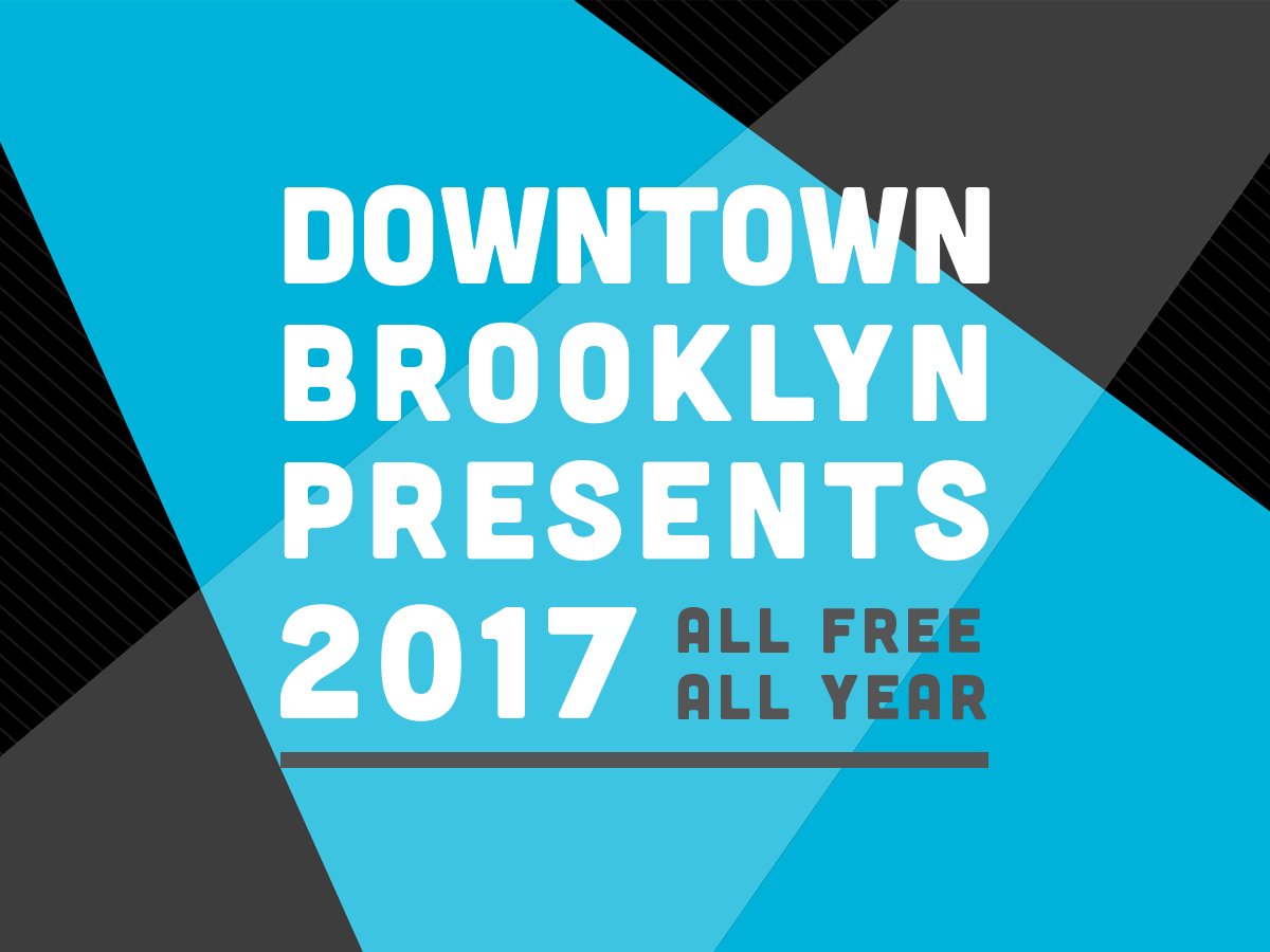 DowntownBklyn's tweet photo. Our Downtown Brooklyn Presents line-up of events is out: block parties, live music, salsa and more: https://t.co/Ij8hTThw4G #DBP2017 https://t.co/2Rb0B3bZxZ