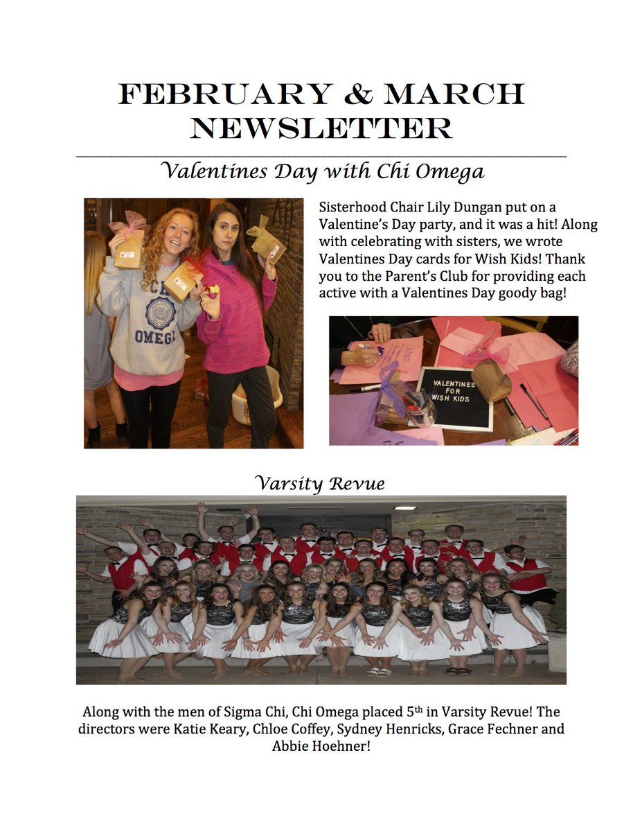 TauBetaChiOmega's tweet photo. Enjoy this February/March newsletter from the actives! https://t.co/STtwn6nKw3