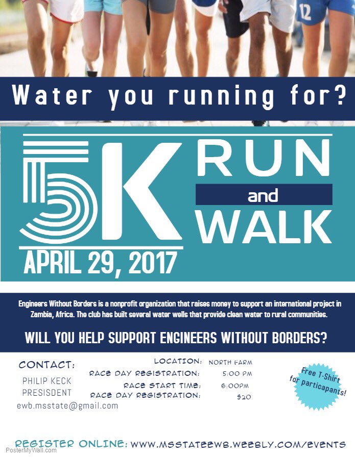 Anyone need a stress relief during finals? Why not run/walk a 5K?!