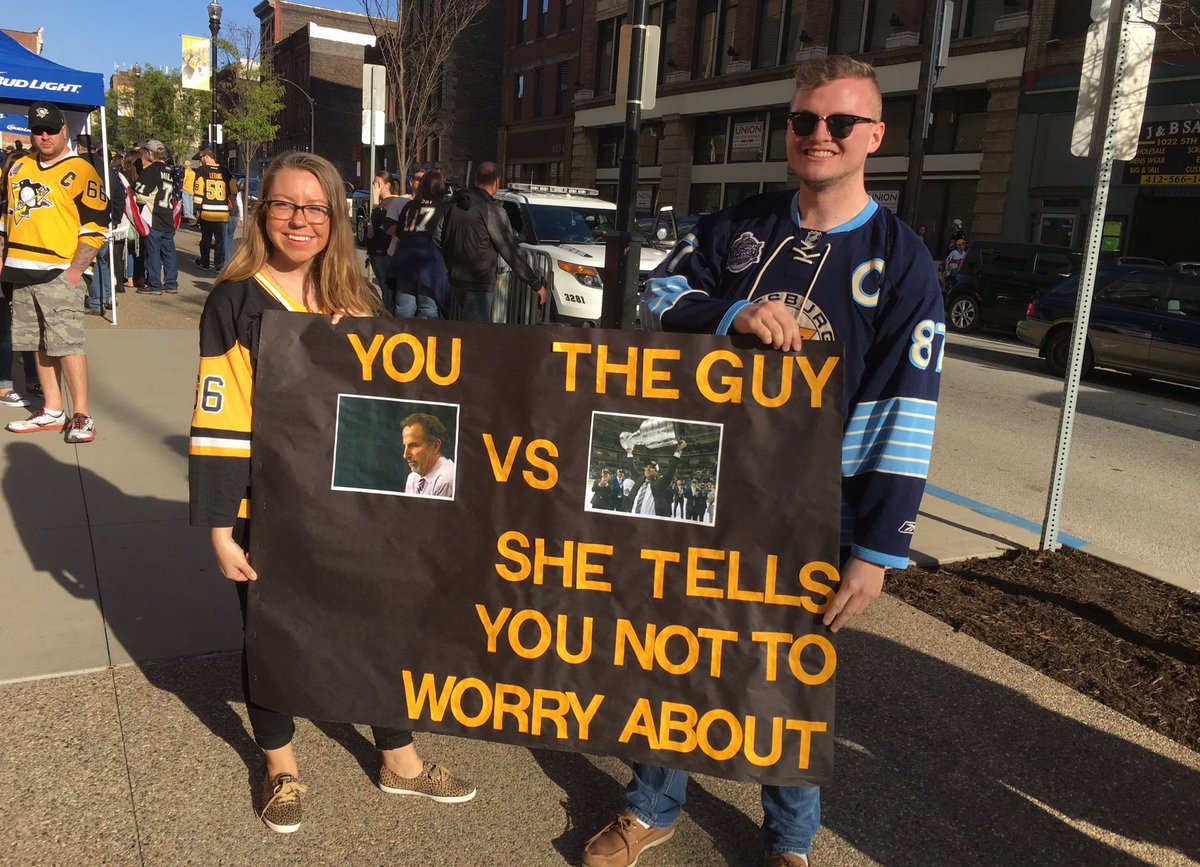 penguins's tweet photo. And the award for the best sign goes to... https://t.co/nIMgNSLp5g