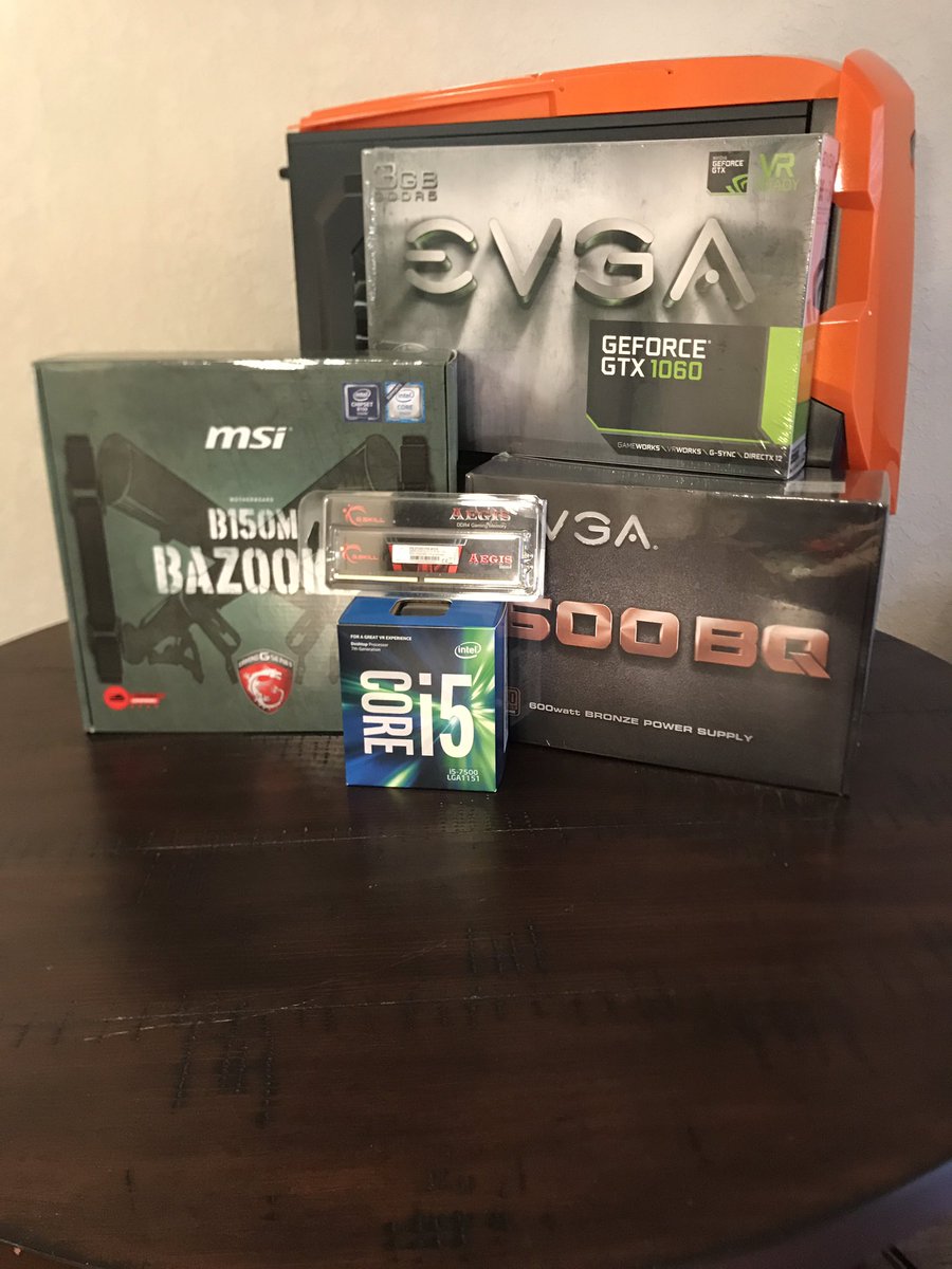 ScottyLazer's tweet image. It begins #lazersquad #newpc #buildingpc #twitch