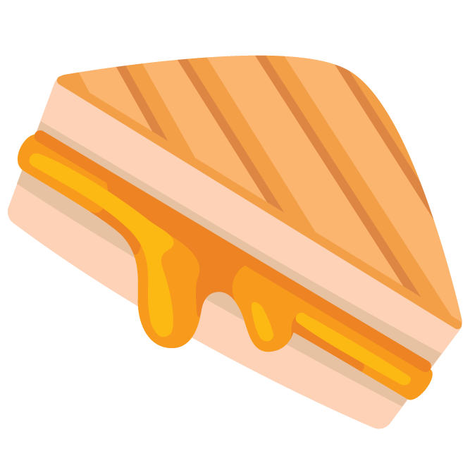 Image result for grilled cheese emoji