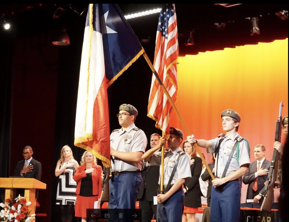 ClearBrookHS's tweet photo. Thank you JROTC for leading our school programs with a pledge to our country! We appreciate you! #wolverinecitizenship https://t.co/EDKcKyAkyC