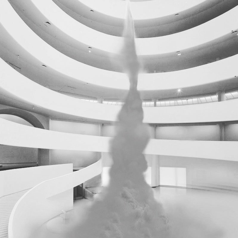 ExleyNB's tweet photo. Design Inspiration: Ascension by #AnishKapoor at the @Guggenheim. https://t.co/TLA098IdqU