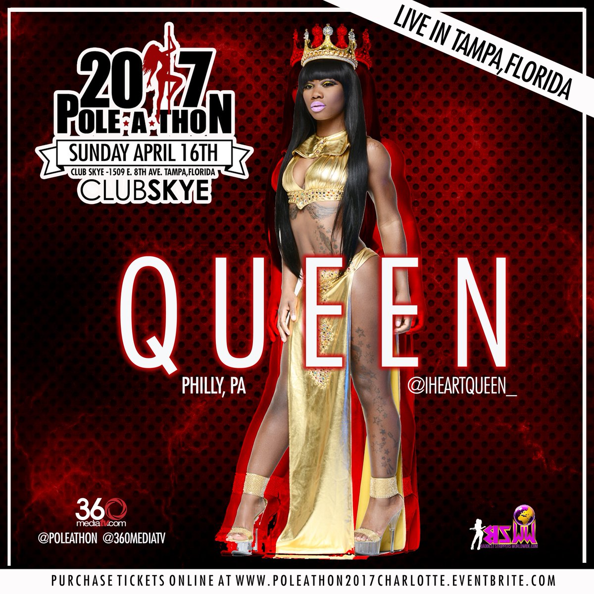 poleAthon's tweet photo. POLE-A-THON 2017 Tampa
@ClubSkye 1509 E. 8th Ave 
Ft the most talented pole dancers in the country!!!
get tickets https://t.co/sVvLvj36Ia https://t.co/fXBgDh2tNN