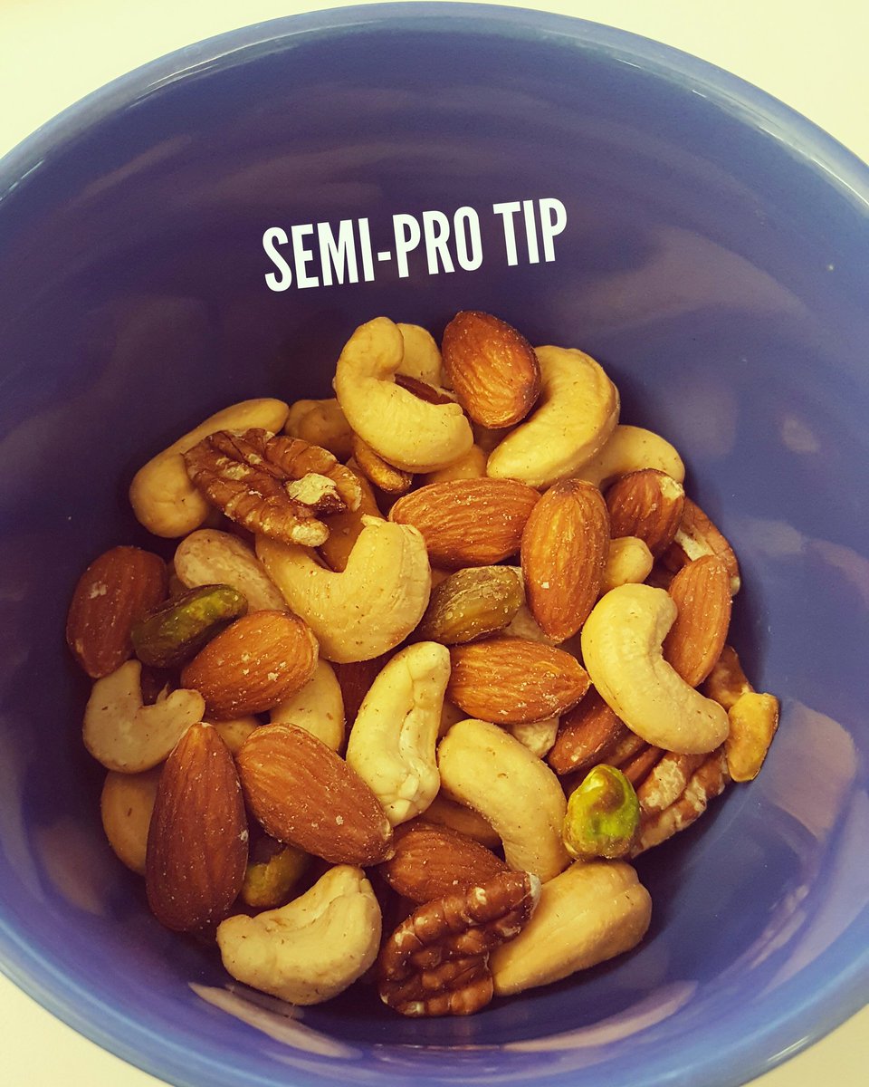 TheFitfatman's tweet photo. SEMI-PRO TIP: Replace the unhealthy snacks(chips, sweets) with nuts, fruits or veggies. #deeeeznuts #fitfam #fitfat #chicagofoodauthority https://t.co/Oox9mS7zqC