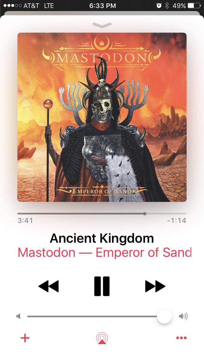 Tomorrow is <a href="/mastodonmusic/">Mastodon</a> day on @RussilloKanell