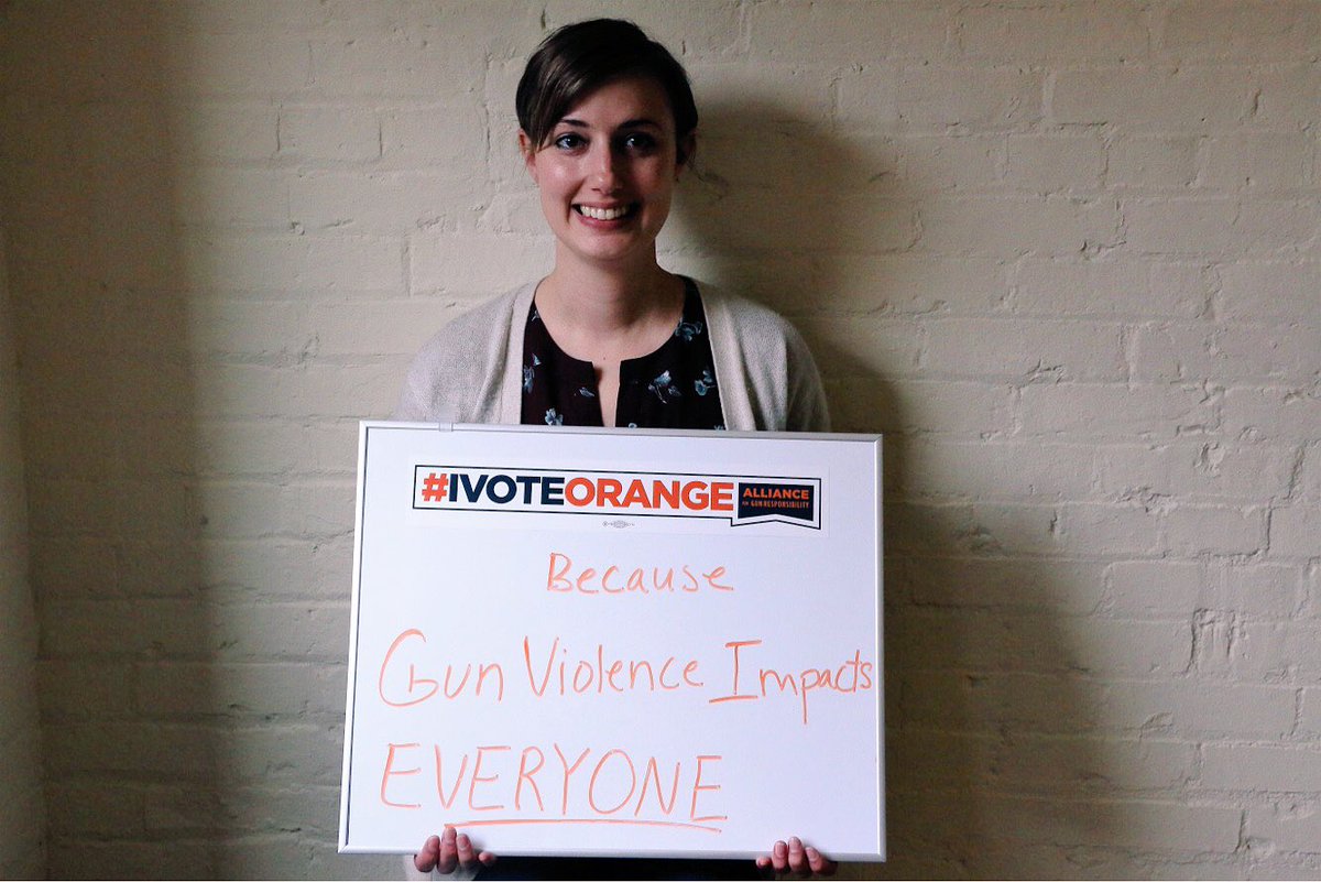 katyklein's tweet photo. #ivoteorange because gun violence impacts EVERYONE https://t.co/kj2R8ZTJta