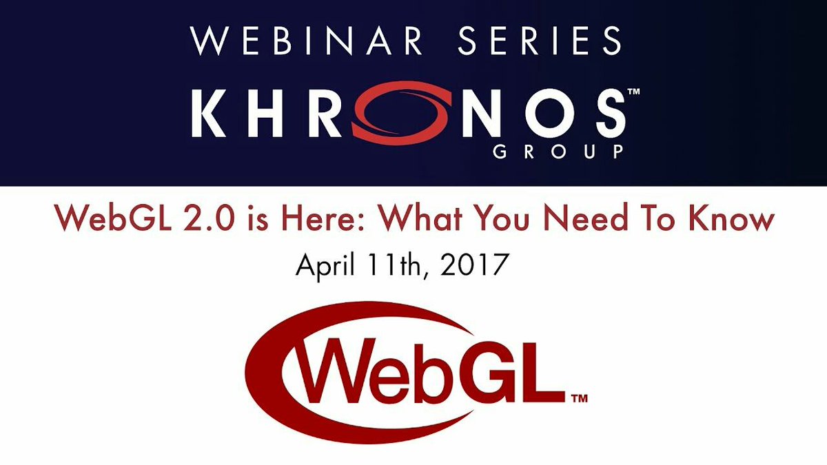 RickKing16's tweet image. Watch "Webinar: WebGL 2.0 is Here: What You Need To Know" on YouTube buff.ly/2p63SnD #gamedev