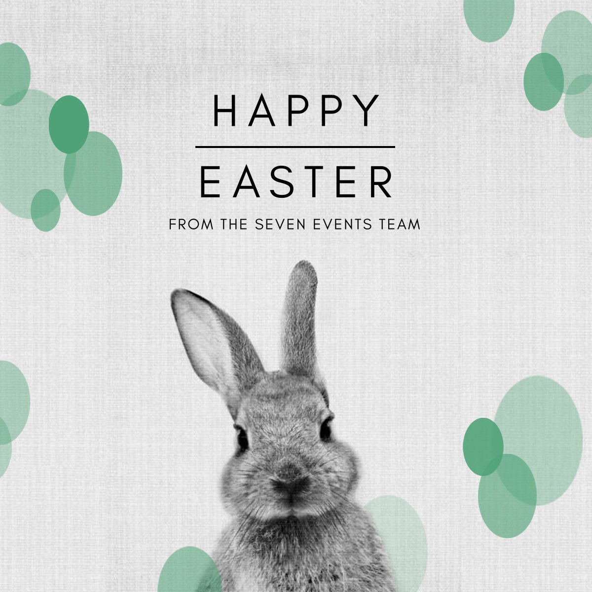 Seven_Events's tweet photo. Happy Easter from the Seven Events Team! #eventprofs https://t.co/P3od4DQRUV