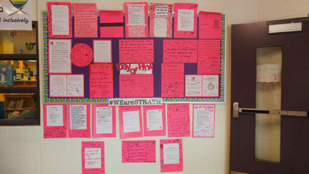 JamesStrathPS's tweet photo. Each class @JamesStrathPS created a class contract of celebrating diversity and inclusion. #pinkponies https://t.co/kHp33XUklE
