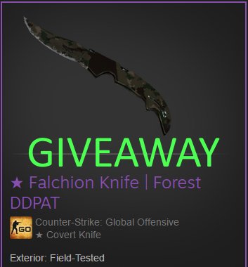 KingSM97's tweet photo. ★ Falchion Knife | Forest DDPAT | GIVEAWAY

- RETWEET &amp; LIKE
- FOLLOW @TwitchKingsLoL &amp; TWITCH - https://t.co/DBBxllvE4h https://t.co/fage5yCTWl