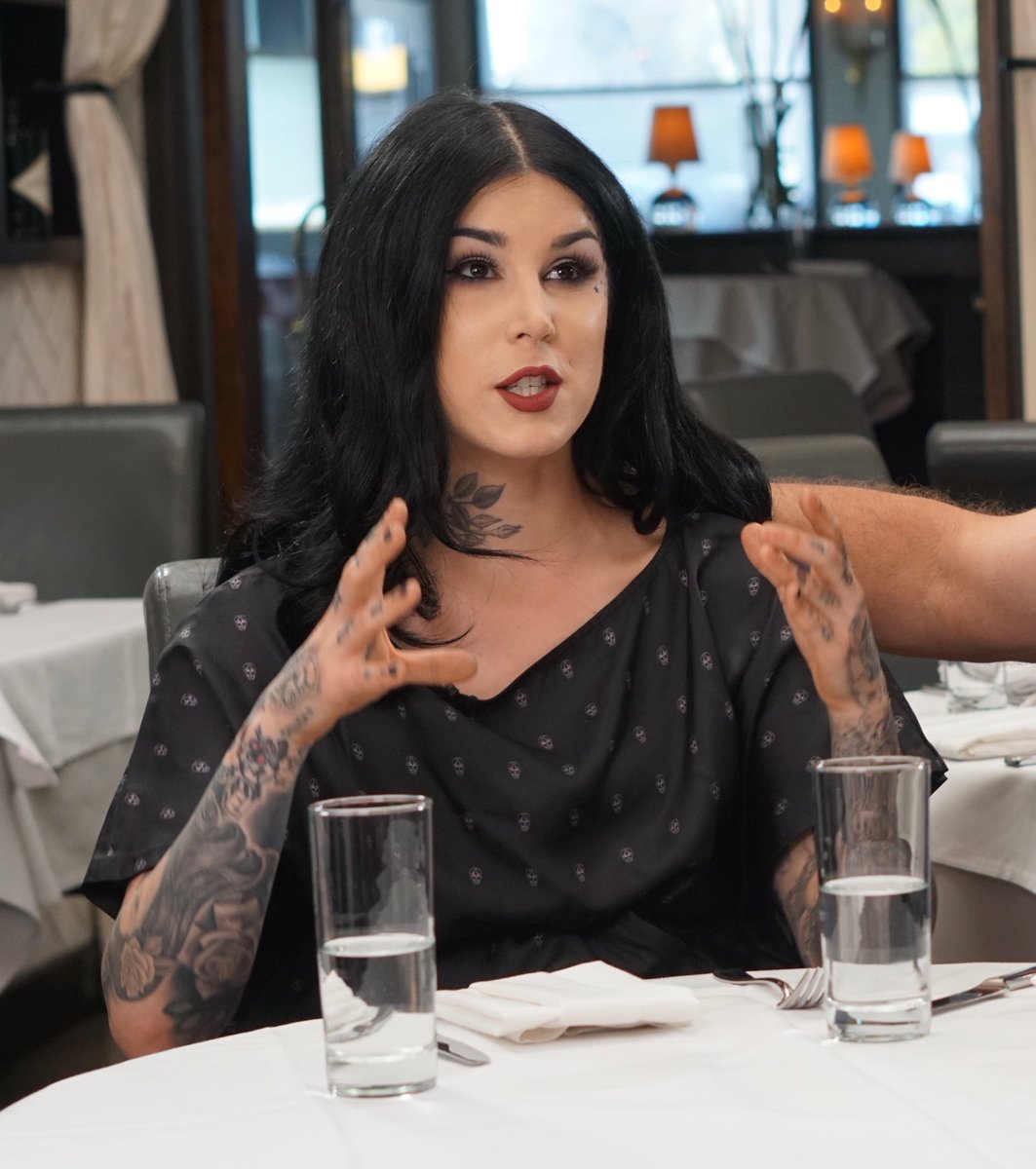 CompassionMeal's tweet photo. We were thrilled to make a #CompassionateMeals video w/ the amazing @TheKatVonD & Dad Von D! We can't share it yet, but here's a sneak peek! https://t.co/iUnKs6Aa4G