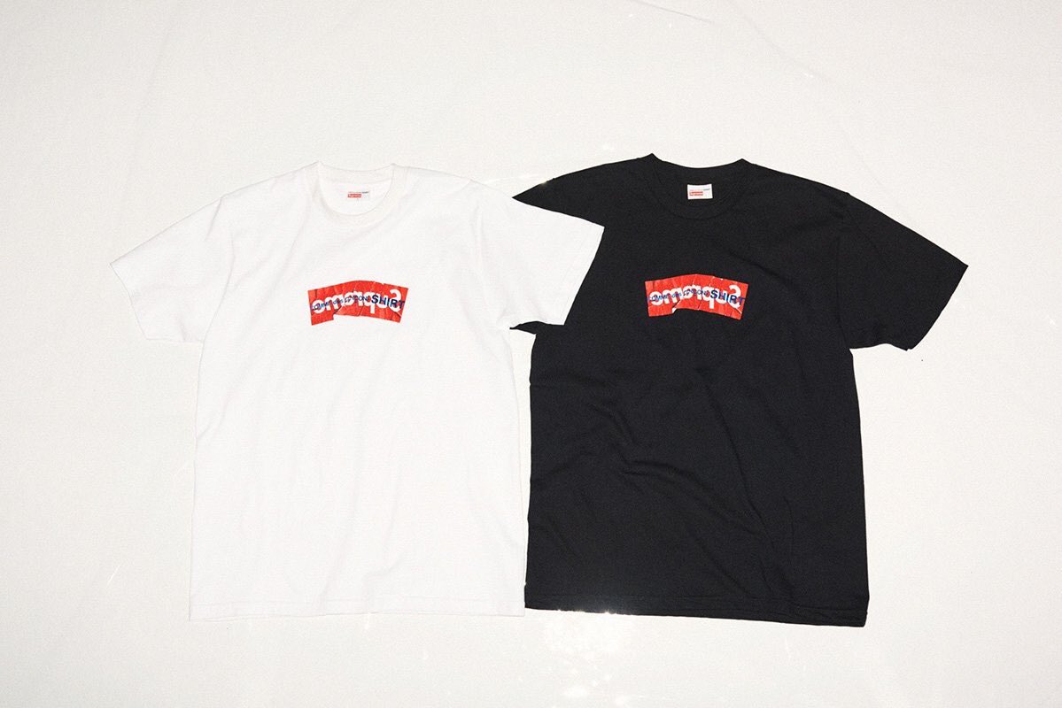 supreme box logo tee retail