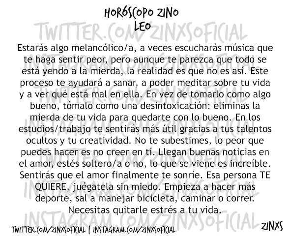zinos__'s tweet image. #HoróscopoZino #Leo