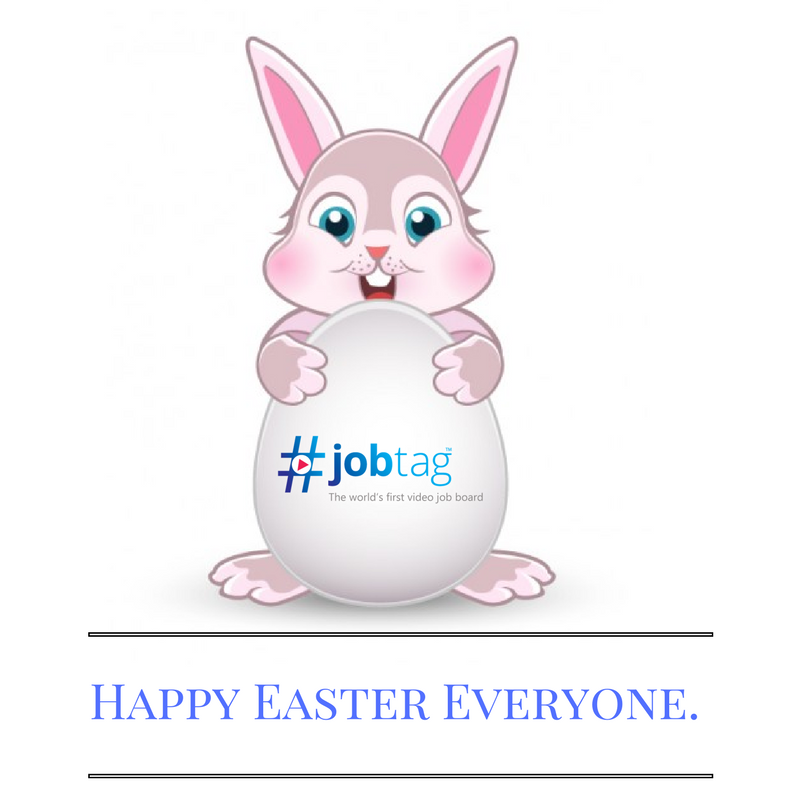 Jobtag_'s tweet photo. Happy Easter everyone. We hope you have a fantastic long weekend. From the team @Jobtag_ https://t.co/FGmqOzmDl6 #seeyouonjobtag https://t.co/jqZN5bfPkQ