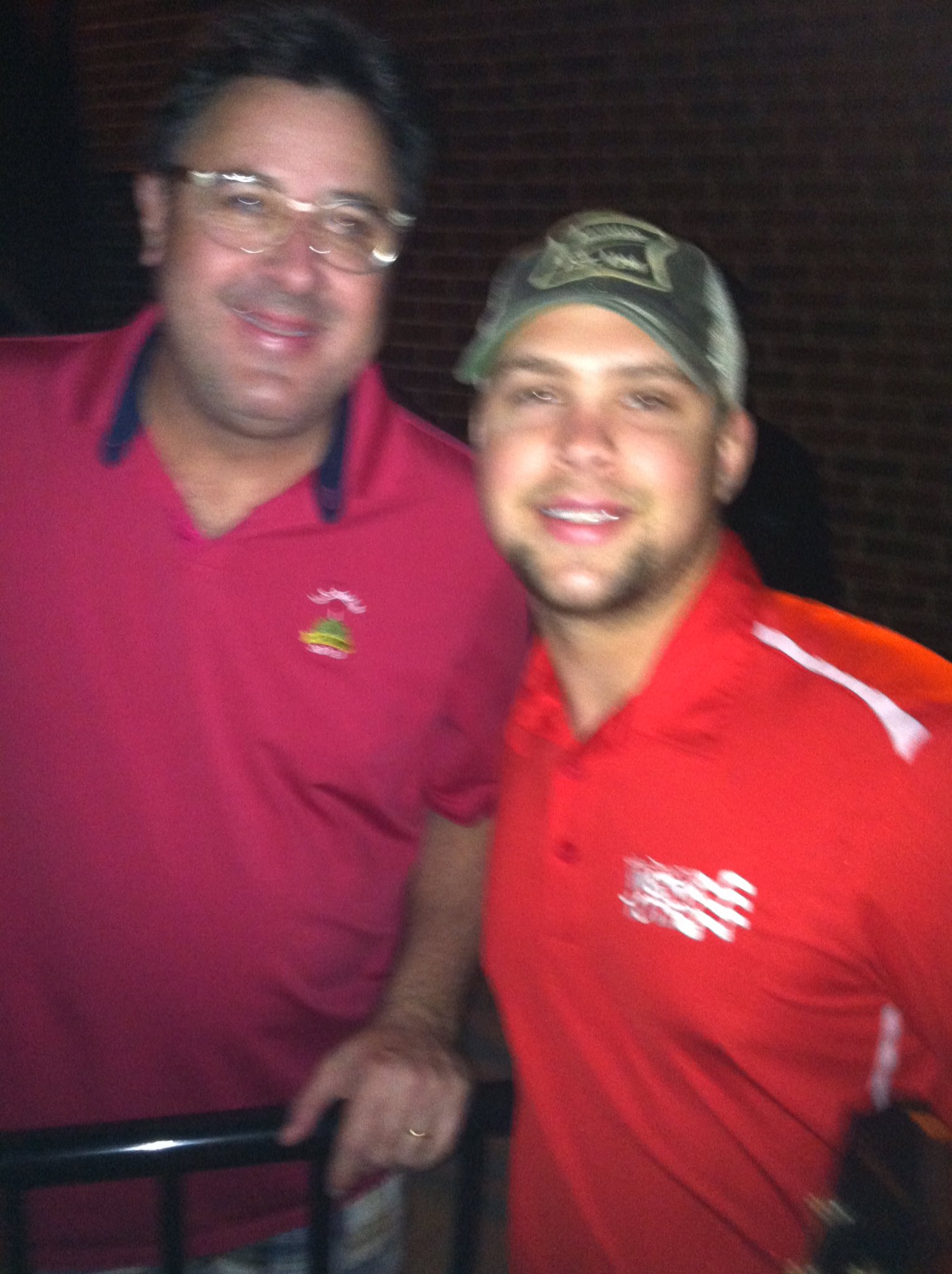 Happy 60th Birthday to this man right here. Glad we were able to share a few brief moments together. Vince Gill 