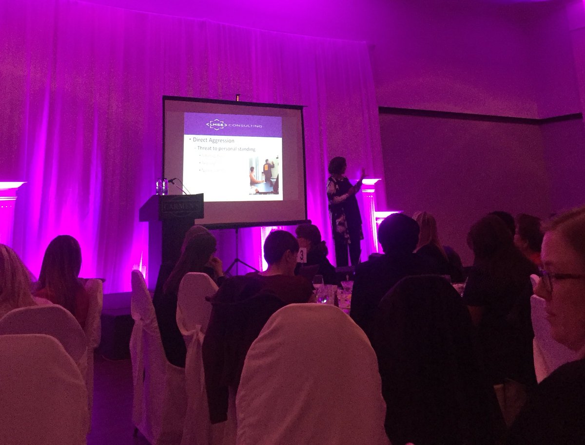 Learning about workplace bullying tonight with <a href="/DRLBARROW/">DR Lisa Barrow</a> @hamiltonhrpa