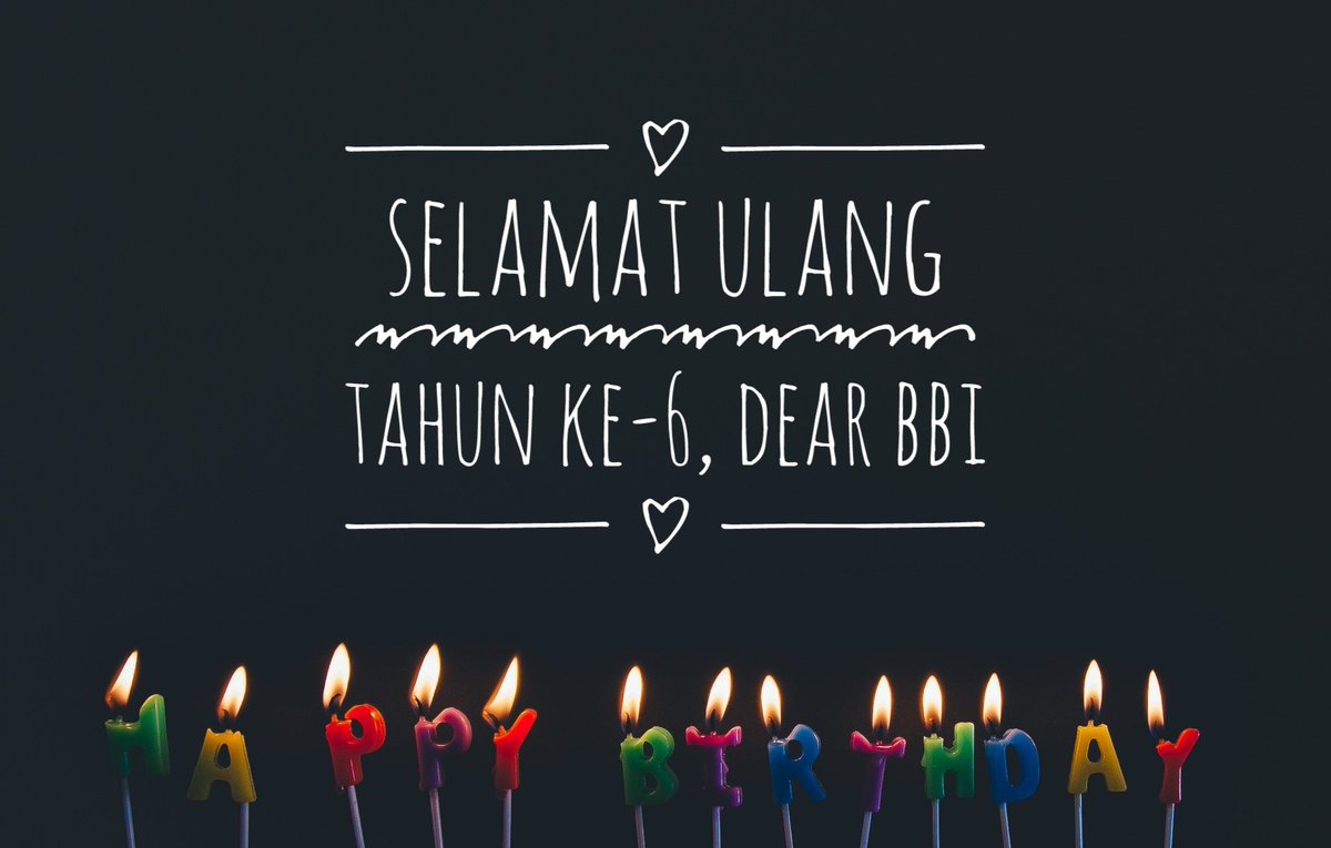 Selamaat ulang tahun <a href="/BBI_2011/">Blogger Buku Ind</a> . Terima kasih atas semuanya.