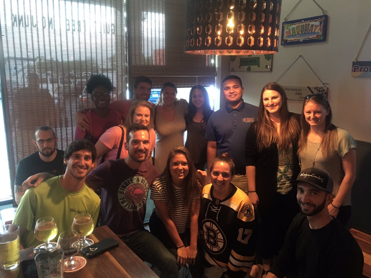 CarolynSims07's tweet photo. Fun PT Pub Night with @BrewzNDawgz. Thanks to everyone who showed up! #StA #PTPubNight @PTPubNight @uofstaug https://t.co/H73gP8PgIQ
