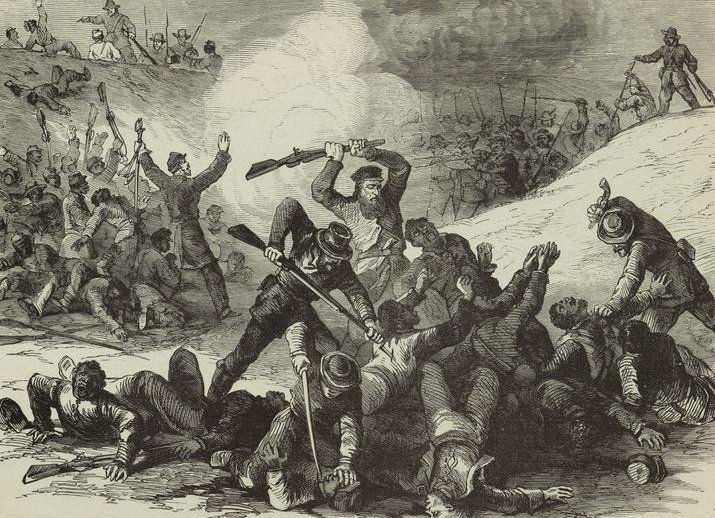 Unlock_History's tweet photo. #TodayInHistory, in 1864, the Fort Pillow Massacre would occur with Confederate troops attacking an isolated Union garrison https://t.co/NFUNLzWBkf