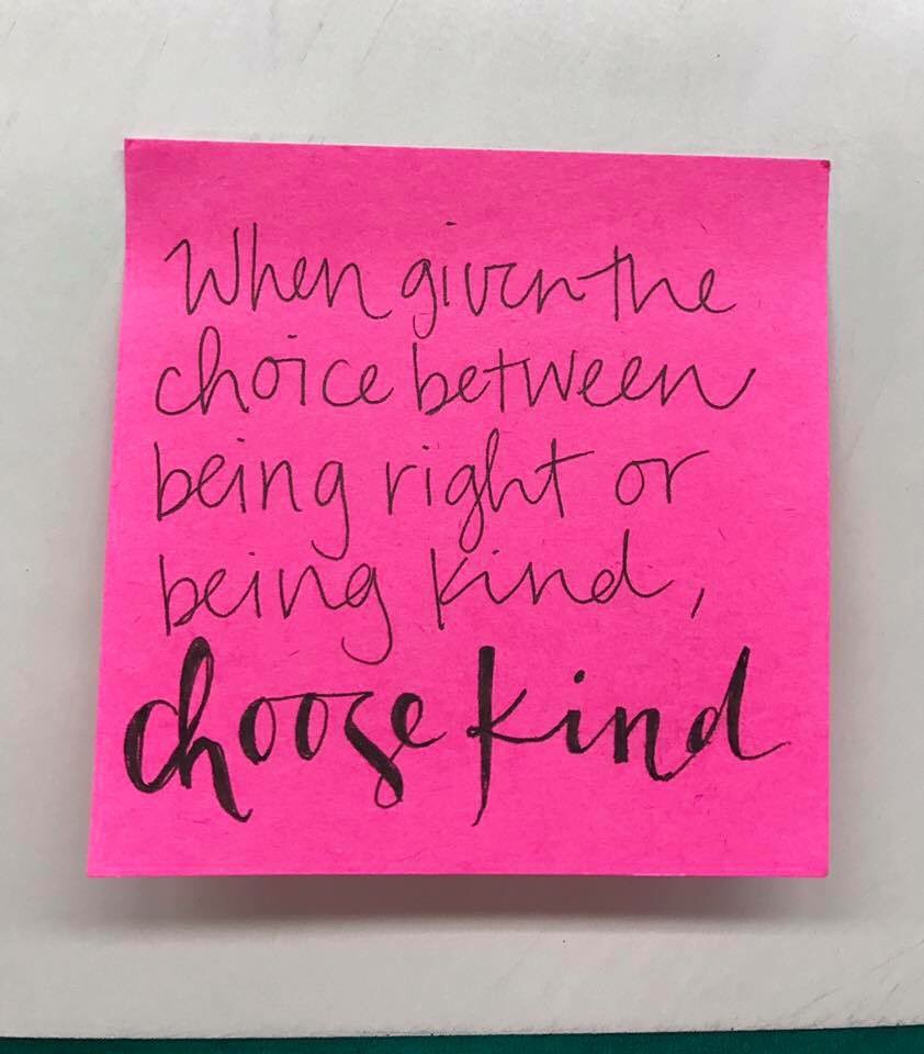 #ChooseKindness every time.