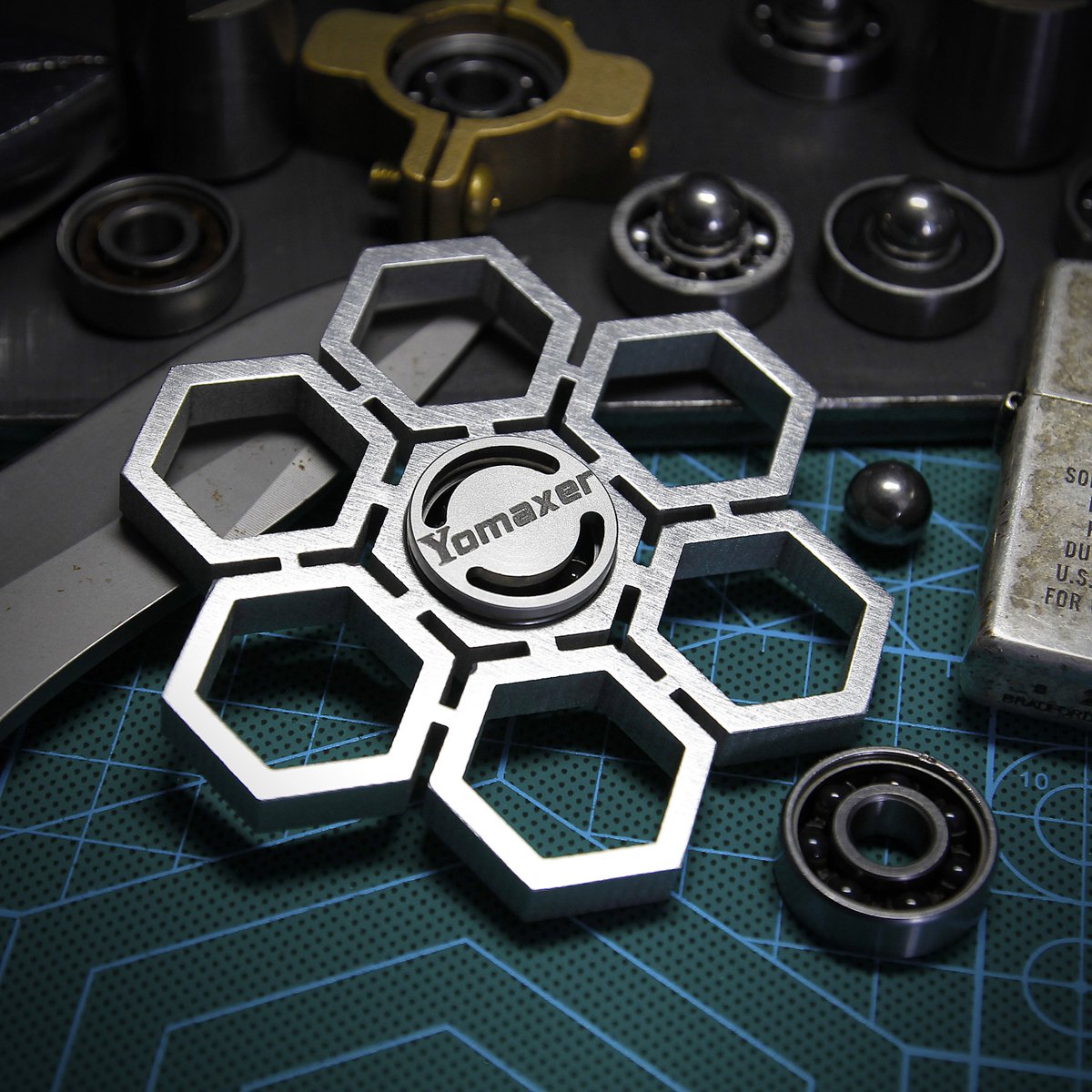 YomaxerFidget's tweet photo. Yomaxer New Metal Style Fidget Spinner Is On !!! Visit: https://t.co/DBOCMPgf4o  for more detail. #fidget #fidgetspinner #handspinner https://t.co/SDlsYDbxK1