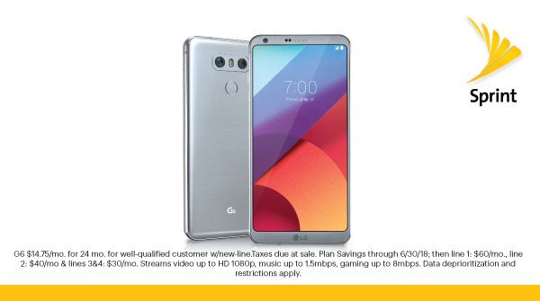 BeverlyBbbrock's tweet photo. Be the first to get the LG G6 &amp; get it for 50% off! Feature rich without a compromising price!  https://t.co/zbHqoQJe6F https://t.co/EZ14WL2Qz5
