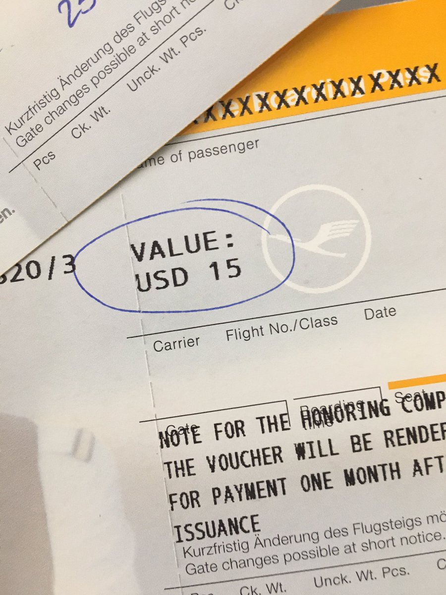 myfear's tweet image. 3h delay at @fly2ohare and all I got is a lousy $15 voucher from @lufthansa. At least I've not been beaten off the plane yet. #expectedmore