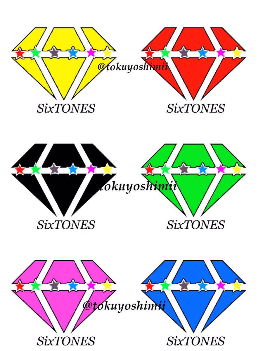 よ み Sixtonesロゴ風 Sixtones