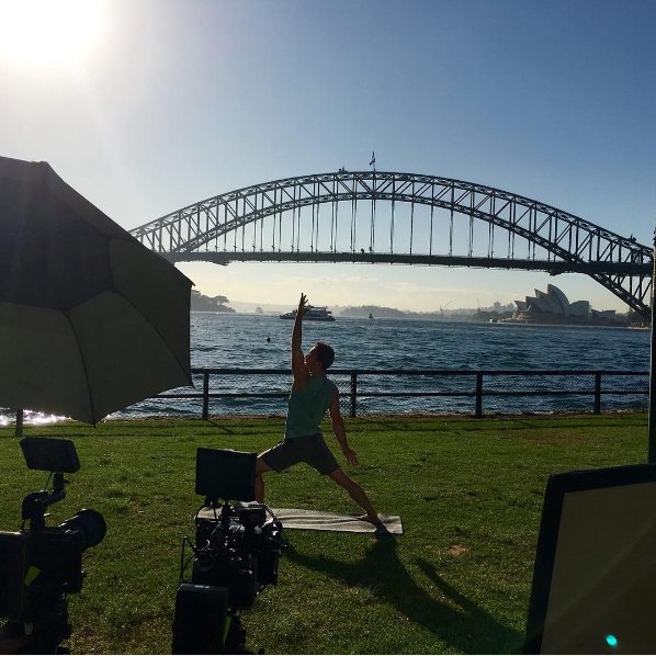 Move123virtual's tweet image. What a beautiful day to get out and move. Get a view like this every time you work out with #move123 #virtualfitness #yogaeverydamnday