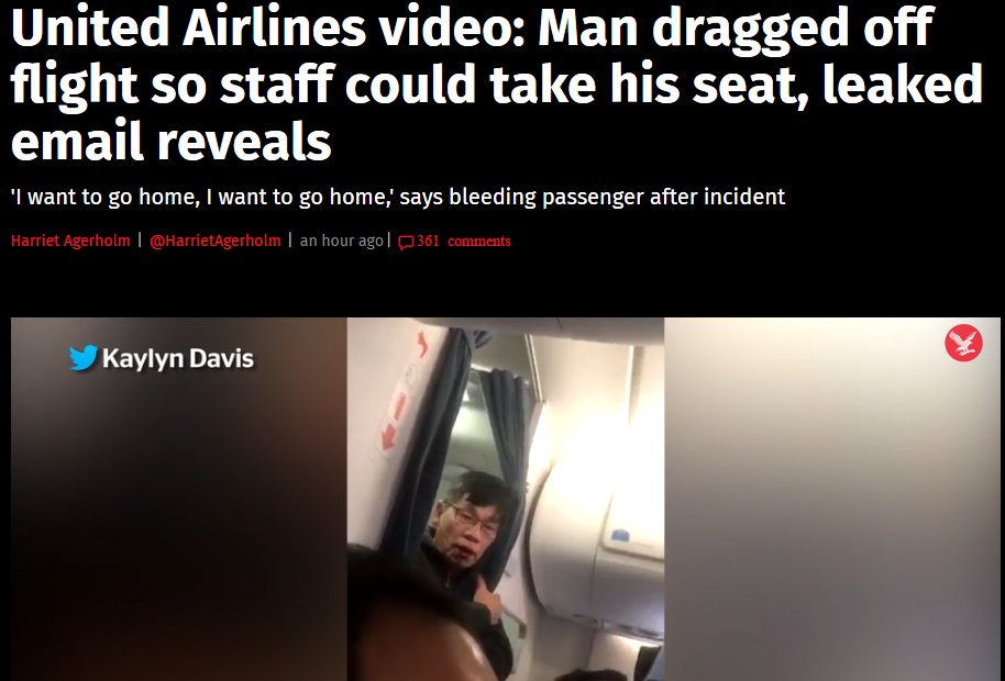 United Airlines tweet media