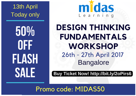 MidasLearning's tweet image. FLASH SALE DAY! Apply this code "MIDAS50" to Grab 50% OFF. Get your ticket Now! buff.ly/2o4OByQ OFFER valid only for Today. #design