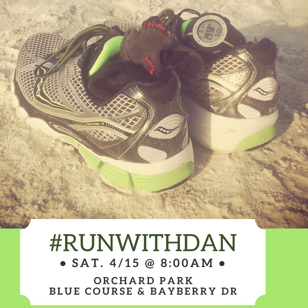 danielwmurphy's tweet photo. This week's #RunWithDan kicks off the Saturday State College Parks series. Join me Saturday 4/15 @ 8am in Orchard Park! #DanMurphySCE https://t.co/zyrqEkDFwS