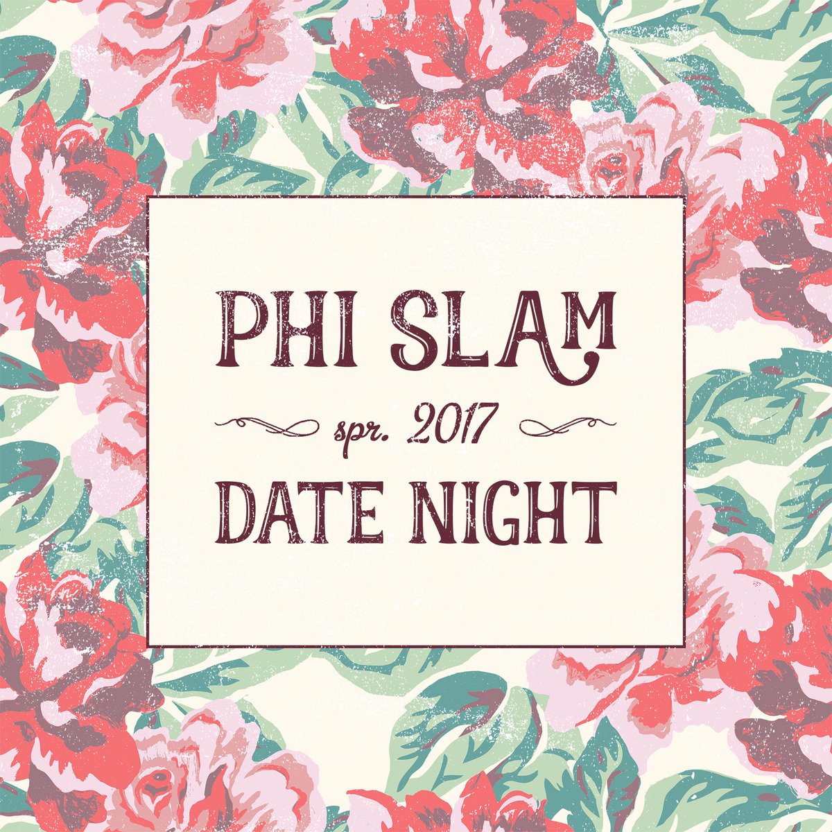 PhiSlam's tweet photo. Spring Date Night is April 26th! Find you a lucky date and get ready to have a great time. More details to come soon! https://t.co/0JdEYyEipA