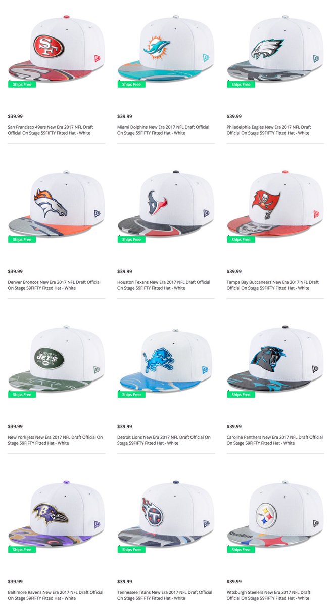 2017 nfl draft hats