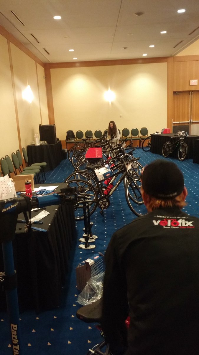 Today we helped deliver some new bikes to some well deserving kids! #velo #rideyourbike