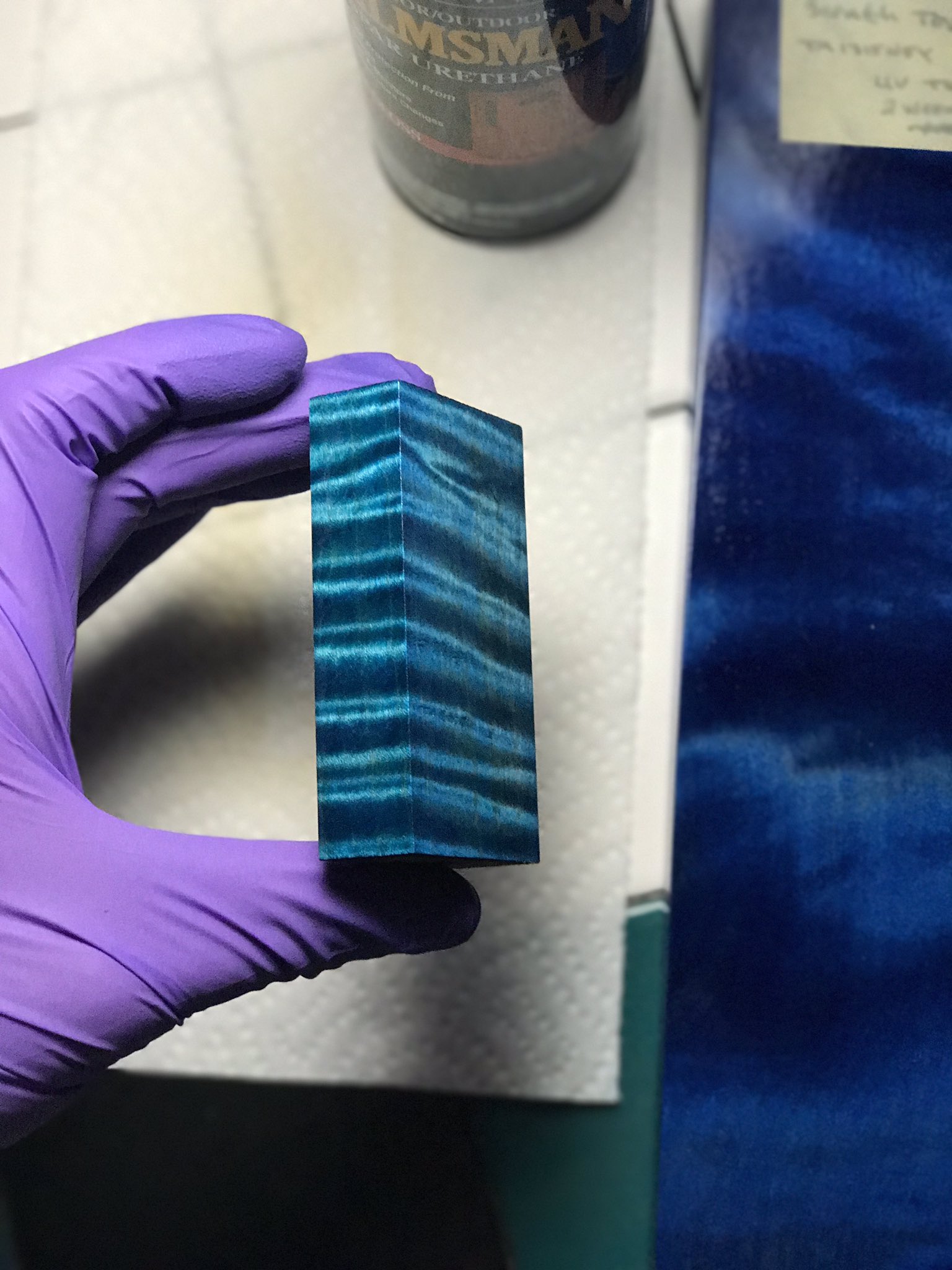 Keda Dye on X: Blue Wood Dye (Powders) 0.25grams diluted into 4