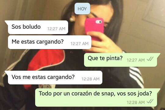 Pato_TS's tweet photo. La moraleja es: Nunca pierdan el corazón de snap 
((Dos signos=gritar)) https://t.co/oFPs7vj6sx
