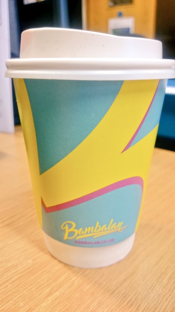 Turtypie's tweet photo. Opening promotion of £2 coffees at Little Bam! Delicious flat white. Pre Easter win! @BAM_BA_LAN https://t.co/3QkYnJ6vjY
